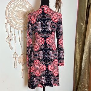 MAEVE by Anthropology high neck long sleeve dress!